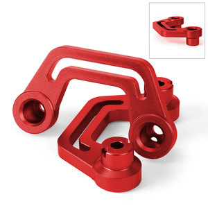 Aluminum Alloy Spotlight <b>Bracket</b> For Jeep Wrangler JL JLU Front Bumper Mount Blue - Product Image 4