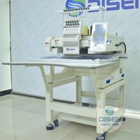Nouvelle machine à broder informatisée à tête unique Disen pour casquettes, usage domestique, moteur et engrenages haute précision 500x800/800x500