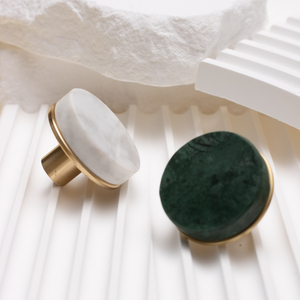 <strong>White</strong> Marble Matt Brass Furniture Handles Modern Brushed Pulls for Kitchen Cupboard Wardrobe Dresser <strong>Drawer</strong> <strong>Knobs</strong> - Product Image 4