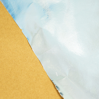 Rouleaux personnalisés de taille d'un côté, papier kraft enduit de papier aluminium pour emballage industriel