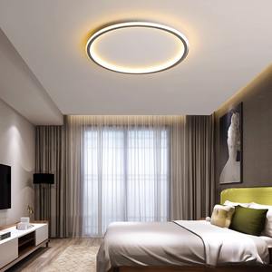 Lámpara de techo LED minimalista moderna totalmente de cobre, lámpara ultrafina para dormitorio/estudio, iluminación creativa personalizada de lujo para sala de estar - Product Image 2