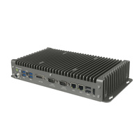PC industriel DDR4 Intel Core I7-8560U Quad Core 6*USB 2*COM 2.5GbE compatible Linux, nouveau boîtier d'ordinateur industriel embarqué sans ventilateur