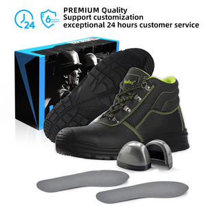 Vaultex, Nuevo Modelo, Zapato de Seguridad con Suela de PU, Protección para los Pies, <span class=keywords><strong>Zapatos</strong></span> de Seguridad para Hombre, Botas de Seguridad de Cuero Repujado - Product Image 2