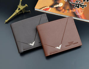 กระเป๋าใส่บัตรเครดิตแบบหนีบเงิน หนัง PU คุณภาพสูง แฟชั่น ขายดี สำหรับผู้ชาย - Product Image 1