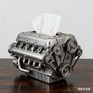 Adornos de Resina Personalizados, Escultura, Abrebotellas, Caja de Pañuelos, Portalápices, Motor V8, Decoración para Cuarto de Hombre - Product Image 2