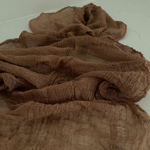 Chemin de Table Vintage Elegance Cheesecloth Technique Tissée pour les Mariages Romantiques - Product Image 6