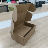 Boîte d'emballage et d'expédition personnalisée pour produits de soin de la peau écologiques avec insert en carton ondulé, impression de votre logo