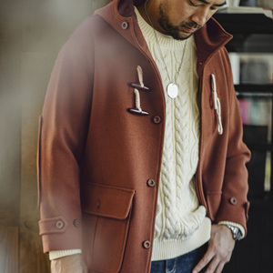 <span class=keywords><strong>Manteau</strong></span> pour <span class=keywords><strong>homme</strong></span> Maden, <span class=keywords><strong>manteau</strong></span> à capuche épais rétro classique, style preppy surdimensionné, <span class=keywords><strong>manteau</strong></span> <span class=keywords><strong>mi</strong></span>-<span class=keywords><strong>long</strong></span>, automne RTS - Product Image 2