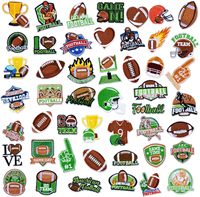 Gros personnalisé Gameday fer sur patchs en vrac Nfl équipes Chenille coudre sur sergé tissu Football patchs pour chapeaux vêtements Jeans