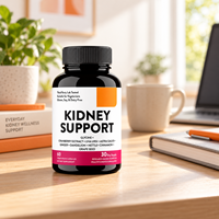 Complément Alimentaire Populaire pour le Soutien Rénal : Mélange Herbal Végétarien en Capsules (Canneberge, Uva Ursi, Pissenlit, Pépins de Raisin)