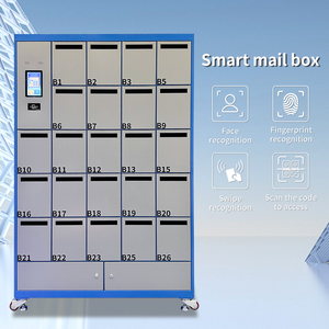 इलेक्ट्रॉनिक लॉक मल्टी-डोर क्लस्टर डिजाइन के साथ कस्टम स्टील अपार्टमेंट मेलबॉक्स - Product Image 4