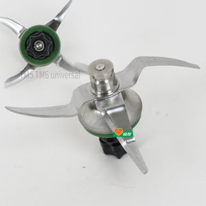 Pièces de rechange de lame de mélangeur de mélangeur de nourriture pour Vorwerk Bimby <span class=keywords><strong>Thermomix</strong></span> <span class=keywords><strong>TM5</strong></span> TM6 accessoire de lame de couteau de mélangeur de cuisine en acier inoxydable - Product Image 1