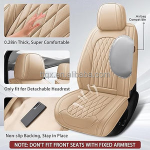 Housses <span class=keywords><strong>de</strong></span> siège <span class=keywords><strong>de</strong></span> <span class=keywords><strong>voiture</strong></span> en cuir antidérapantes pratiques, adaptées à Hyundai Tucson, Mazda CX5, VW <span class=keywords><strong>Tiguan</strong></span>, couverture complète à 360 degrés, look classique, ensemble complet - Product Image 5