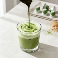 Poudre de thé vert matcha pure, 100% naturelle, thé santé frais, vente en gros, sac en vrac, boîte, bouteille