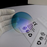 Lentes para Gafas de Sol EXIA M10B 1.61 SHMC MR-8 Material de Poliuretano Anti Impacto UV400 Revestimiento Azul
