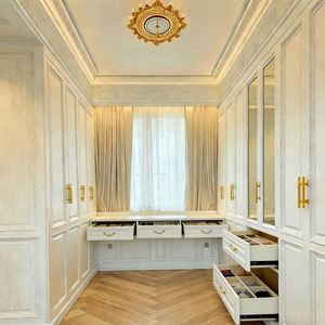 Armoire de chambre à coucher BALOM, style minimaliste moderne, armoire française, dressing, armoire de rangement blanche pour chambre à coucher - Product Image 4