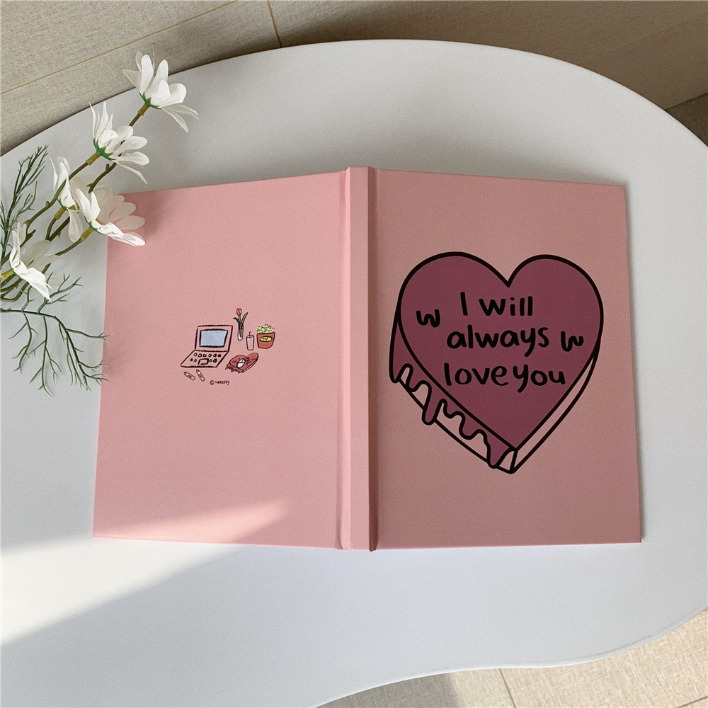 Libro del corazón (70 hojas dentro de ± en blanco) 24*18cm