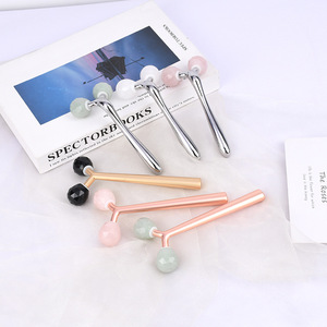Masseur à rouleaux en <span class=keywords><strong>jade</strong></span> et alliage <span class=keywords><strong>de</strong></span> zinc, appareil <span class=keywords><strong>de</strong></span> beauté portable pour le lifting des yeux et l'amincissement du visage à domicile - Product Image 4