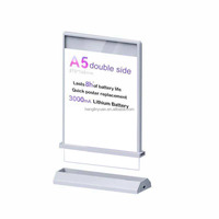 Panneau de caisson lumineux LED publicitaire d'affichage de table A4 A5