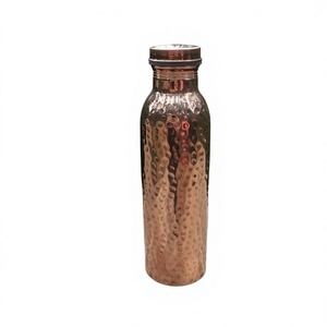 Luxury Globe Copper <b>Water</b> Bottle Premium Pure Copper Drinking <b>Container</b> for Home Office and Gift Giving - Product Image 5