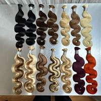Cheveux humains en vrac à ondulations profondes, extensions de cheveux naturels noirs pour tresses et usage quotidien
