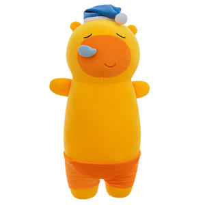 Peluche Capybara Super Douce en Coton Biologique pour un Sommeil Paisible et un Confort Optimal – Oreiller <span class=keywords><strong>de</strong></span> Soutien pour les Jambes - Product Image 5