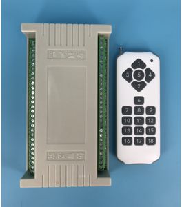 รีโมทคอนโทรลไร้สาย 220V AC สวิตช์รีโมทคอนโทรล 18 ช่อง สวิตช์รีโมทคอนโทรล 18 ช่อง APAC-18Ss - Product Image 1