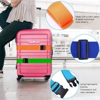 Sangle de fixation réglable robuste avec logo personnalisé, boucle en métal, pour bagages, accessoire cadeau réutilisable