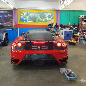 Grille de défi Hudes Ferrari 430 F430 en fibre de carbone arrière - Product Image 1