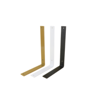 Support d'étagère triangulaire robuste en acier inoxydable, fixation murale pour étagère de rangement ou armoire