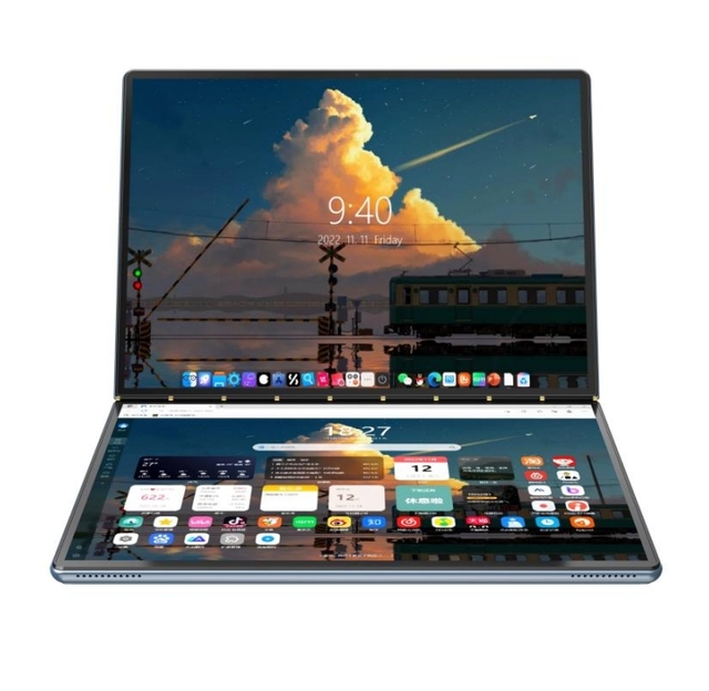 2025 Dual Screen 10.95inch I3-1215U N100 16GB Tablet PC Laptop Win10/11 Wi-Fi 6 Business Book