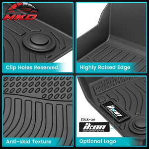 Alfombrillas para BMW X1 F48 2016-2022 y X2 F39 18-23, para todas las estaciones, revestimiento de alfombra - TPE 3D moldeado, impermeable - Product Image 3
