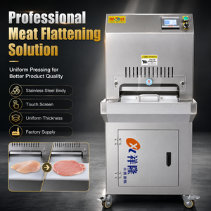 Food Processing Stainless Steel <b>Meat</b> Flattening Machine for Pork Chop & Chicken Breast Press with Adjustable Thickness 220V New - Product Image 1