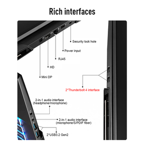 Ordinateur portable de jeu Core I9 12e/13e génération RTX4090/RTX4080 32 Go RAM 1 To SSD 17,3'' Station de travail vidéo pour gamer VK-X7 Pro - Product Image 6