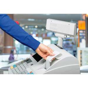 Rollo de caja termo BXL 57mm 50m núcleo 12mm blanco sin BPA - Product Image 3