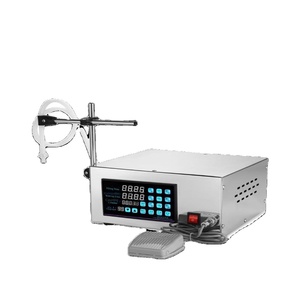 Small Semi-Automatic Pneumatic Driven High Precision Filling Machine for Beer Juice Milk Liquor Beverage Quantitative Filling - Product Image 2