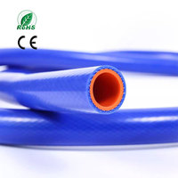 Tuyau en silicone tressé automobile pour radiateur turbo moteur, tube de refroidissement en caoutchouc silicone renforcé haute température