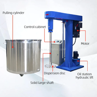 Hochleistungs-Automatik-Homogenisator mit Wechselstrommotor, pneumatischer Hebevorrichtung, Emulgator, Chemikalien- und Lebensmitteldispergierer, Shampoo- und Creme-Mixer