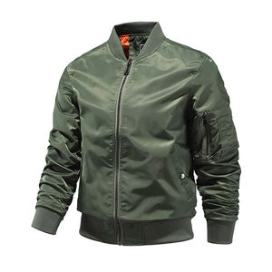 มังงะ Larga chaqueta BOMBER สบายๆสำหรับ hombre ทางการสี Azul CON คอตั้ง servicio - Product Image 1