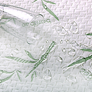 <b>Waterproof</b> Thick Bamboo Fiber Knitted Bed Mat <b>Mattress</b> <b>Protector</b> Queen <b>Size</b> Fitted Sheet Hypoallergenic Air-permeable - Product Image 4