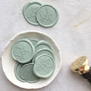 Wax Seal Stickers Self-adhesive Wax Seal Stickers With Customized Design Logo