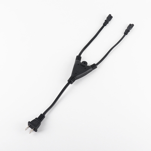 New Mỹ Cắm Mỹ Hình 8 Cáp Điện 2 Pin Prong Mỹ Dây Điện Cho PS4 Máy Tính Xách Tay Chiếu Sáng - Product Image 1