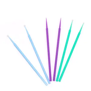 Disposable consumable dental micro applicator microbrush