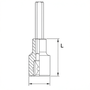 Douille Fervi avec insert hexagonal long pour mécanique de précision - Product Image 2