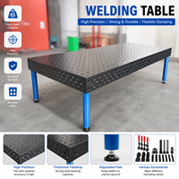 Nouvelle table de soudage 3D modulaire en acier haute stabilité pour l'ingénierie automobile, à marque privée professionnelle, pour la pose de gabarits et de dispositifs de fixation.