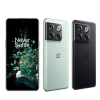 Vente en gros Téléphone portable original d'occasion One Plus 10T 5G Overseas Edition Octa Core 5G LTE Écran AMOLED 120Hz 120W Charge rapide