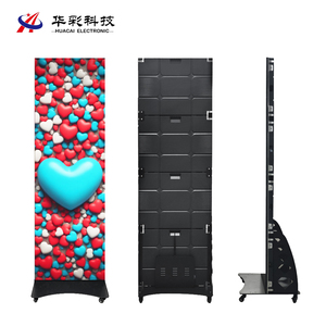 Nhà máy trong nhà p2.5 xách tay kỹ thuật số Áp phích đứng sàn hiển thị signage Ultra Slim movable hiển thị - Product Image 1