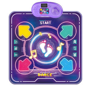 <span class=keywords><strong>Tapis</strong></span> de jeu <span class=keywords><strong>interactif</strong></span> sans fil pour musique électronique, danse, jeu <span class=keywords><strong>musical</strong></span>, <span class=keywords><strong>tapis</strong></span> de jeu portable avec lumière LED pour enfants - Product Image 1