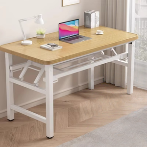 Tavolo <span class=keywords><strong>da</strong></span> Pranzo Rettangolare Pieghevole, Scrivania Angolare Moderna e Lussuosa per <span class=keywords><strong>Casa</strong></span> e Ufficio, Ideale per Conferenze, Computer e Studio - Product Image 4