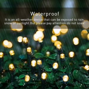 Lumière féérique solaire LED en PVC imperméable pour extérieur, décoration de jardin, lumière à piquet en forme de cerisier, de pêcher, pour Noël, mariage, fête - Product Image 2